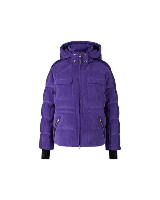Bogner Purple Marli Corduroy Ski Jacket
