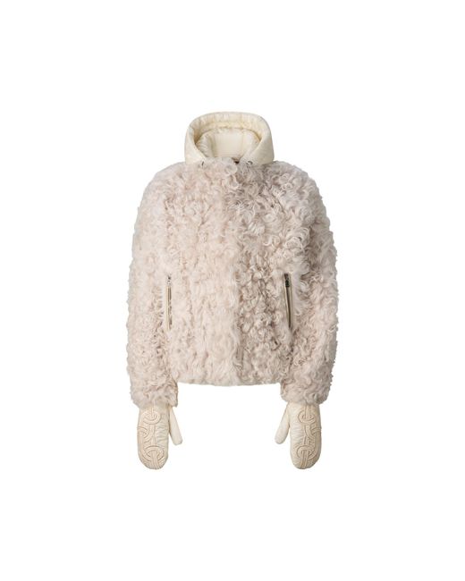 Bogner Natural Liz Lambskin Jacket