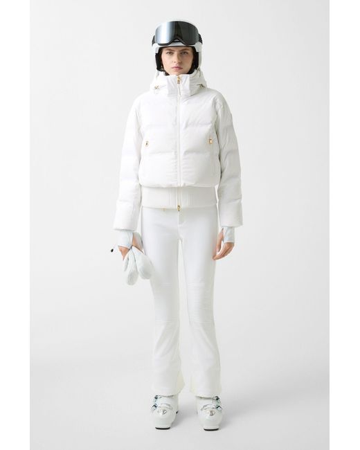 Bogner White 2-in-1 Down Ski Jacket Suri