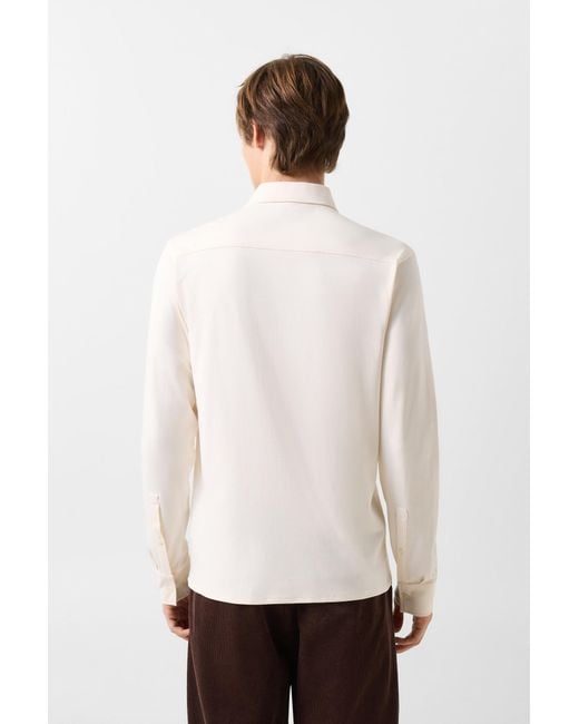 Bogner White Franz Cotton Shirt for men