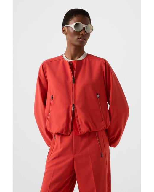 Bogner Red Reversible Blouson Yuma