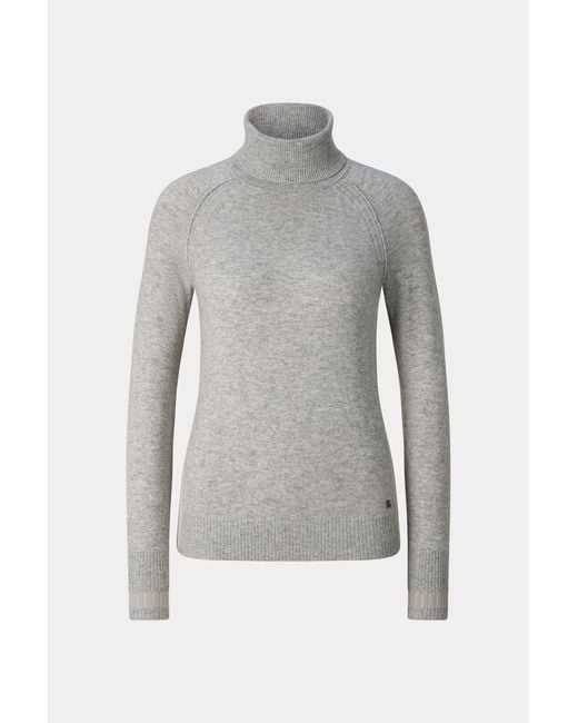 Bogner Gray Vaiana Pure New Wool And Cashmere Jumper For