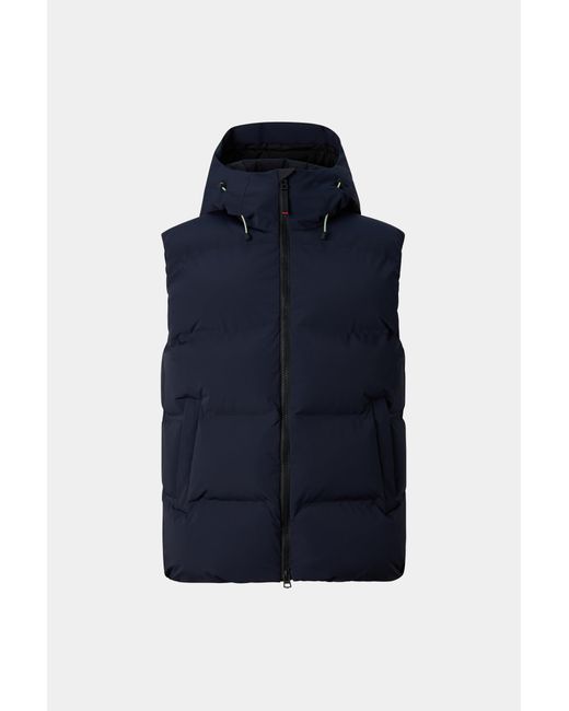 Bogner Fire + Ice Blue Gill Quilted Waistcoat for men