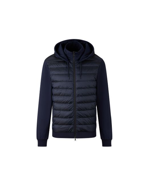 Bogner Blue Sven Hybrid Jersey Jacket for men