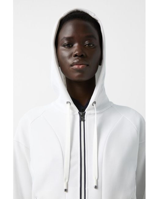 Bogner White Marlena Jersey Jacket For
