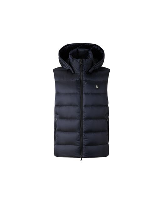 Bogner Blue Holger Down Gilet for men