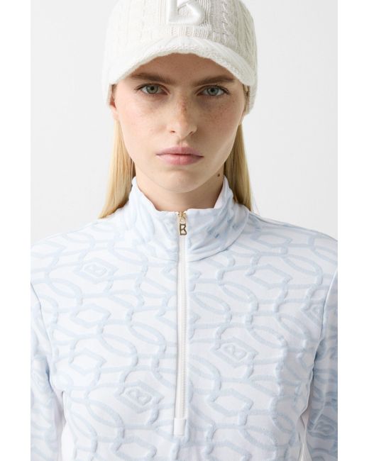 Bogner White Jacquard First Layer Jasmina