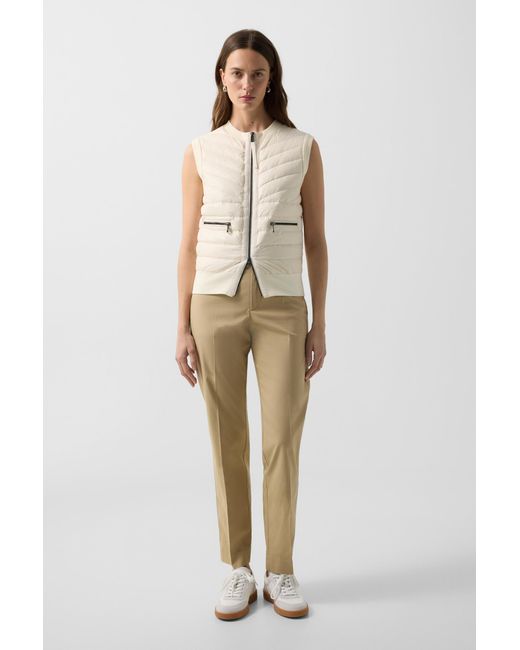 Bogner Natural Zira Down Knitted Vest