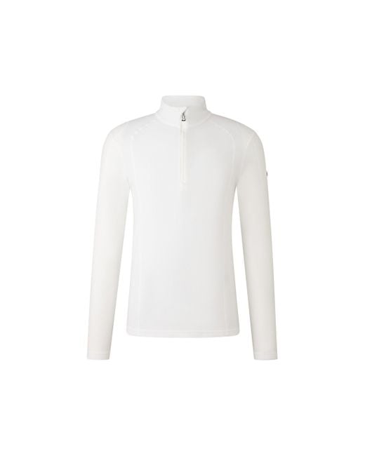 Bogner Fleece-First Layer Harry in White für Herren