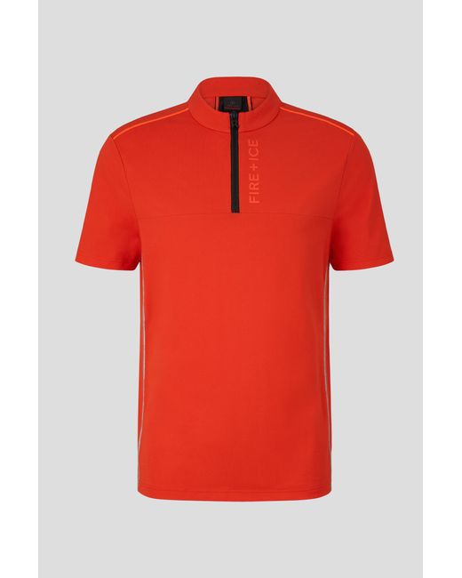 Bogner Fire + Ice Abraham Functional Polo Shirt in Red for Men | Lyst