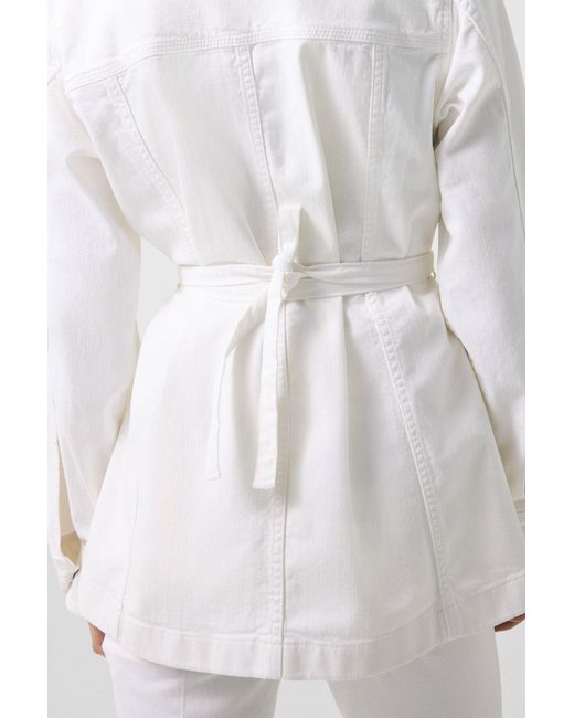 Bogner White Pelin Denim Jacket