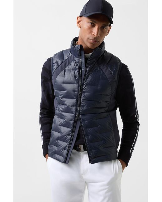 Bogner Blue Gabin Down Vest for men