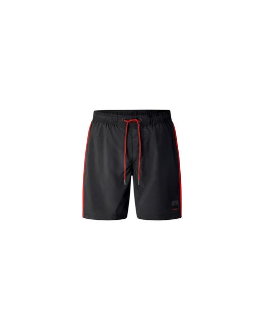 Bogner Fire + Ice Black Sorin Swim Trunks for men