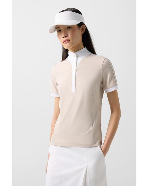 Bogner Natural Katrina Functional Short-Sleeved Top For