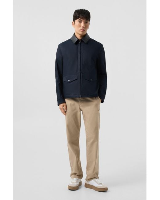Bogner Blue Twill Jacket Mirco For for men