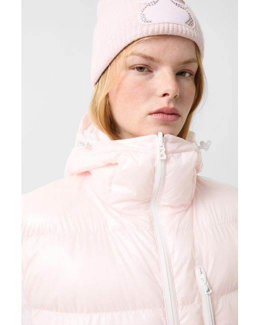 Bogner Fire + Ice Pink Reversible Quilted Vest Namilia