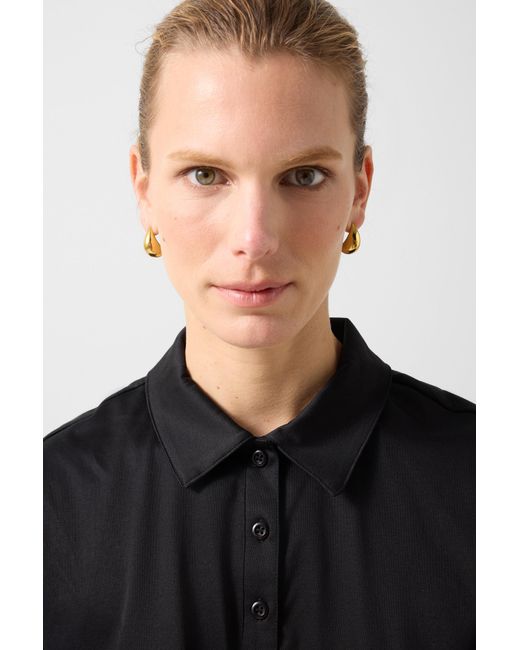 Bogner Black Mia Polo Top For