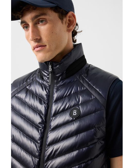 Bogner Blue Lasse Lightweight Down Vest for men