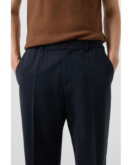 Bogner Blue Marcus Virgin Wool Blend Trousers for men