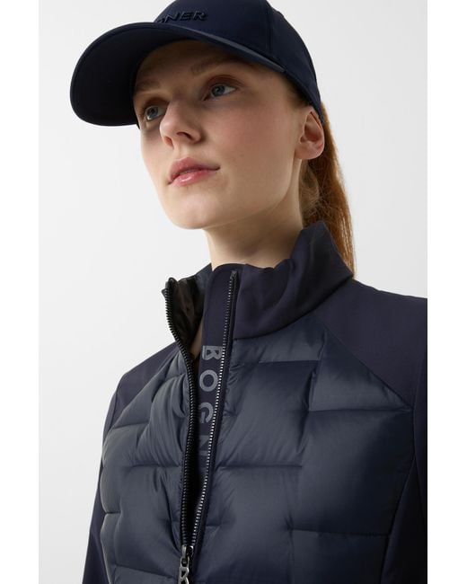 Bogner Blue Loria Hybrid Down Jacket For