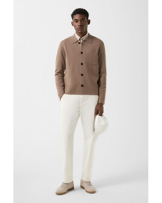 Bogner Brown Olaf Knit Jacket for men