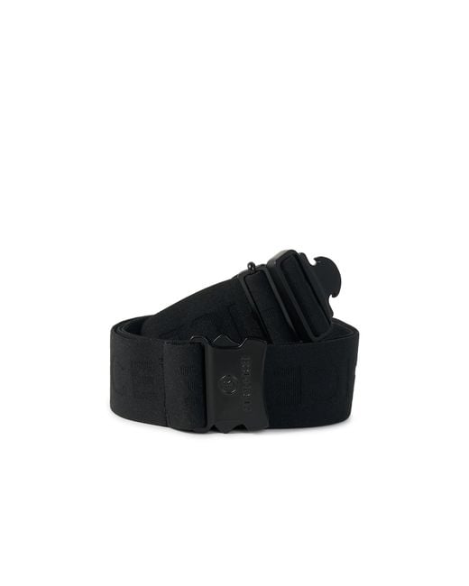 Bogner Fire + Ice Black Joe Stretch Belt for men