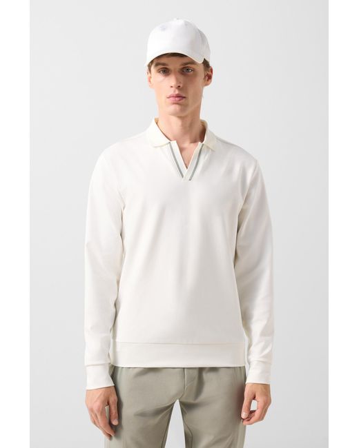 Bogner White Cajus Polo Sweatshirt For for men
