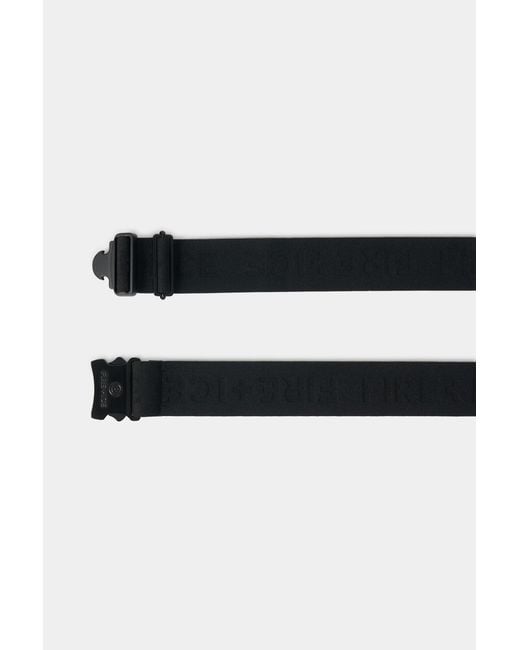 Bogner Fire + Ice Black Joe Stretch Belt for men