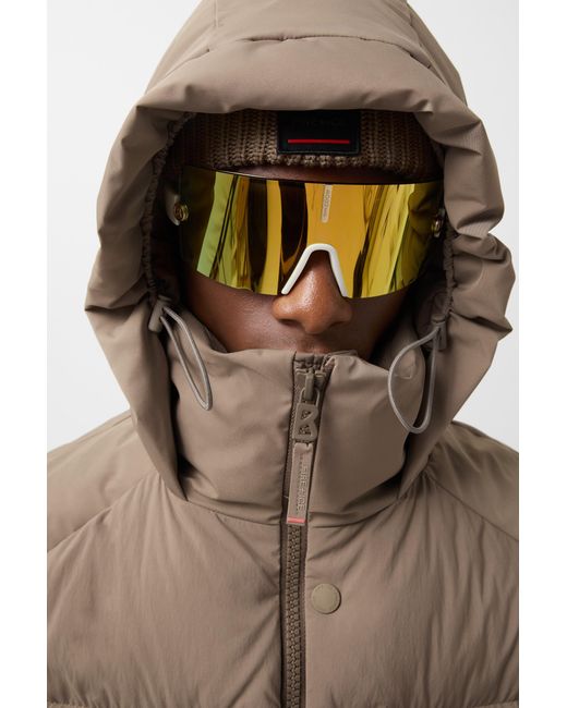 Bogner Fire + Ice Brown Yaron Down Short Coat for men