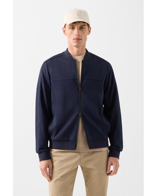 Bogner Blue Lennox Jersey Jacket for men