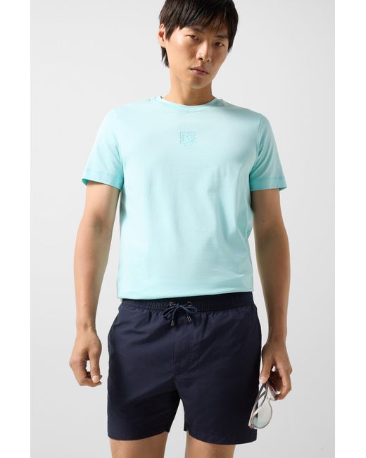 Bogner Blue Paul Swim Trunks For for men