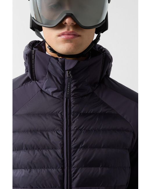 Bogner Blue Henik Down Ski Jacket for men