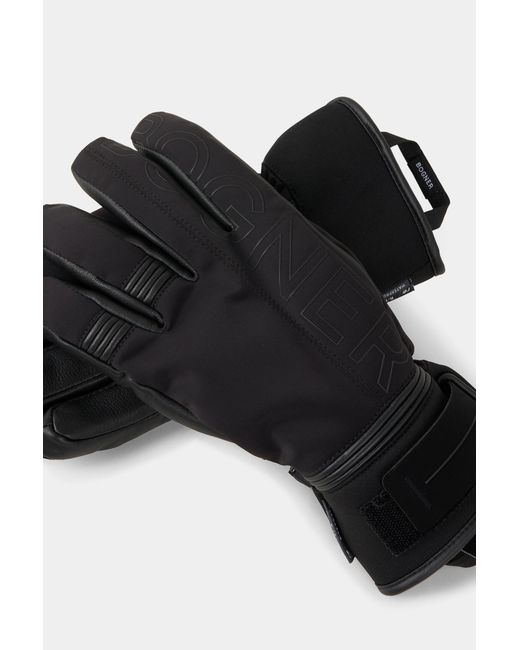 Bogner Black Gloves Ben for men