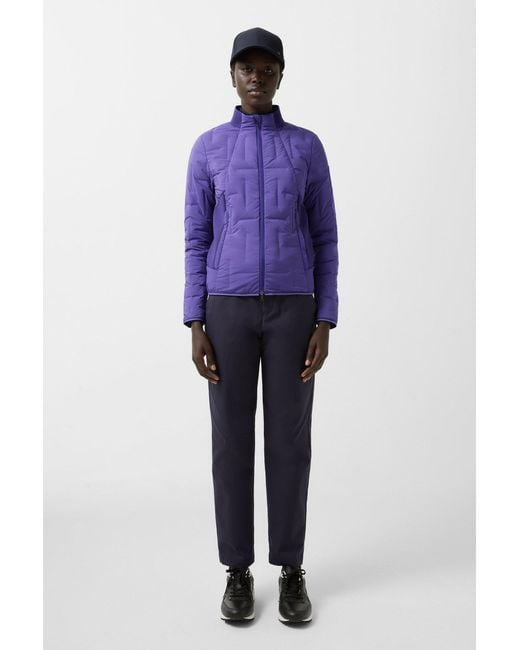 Bogner Purple Jina Lightweight Down Jacket