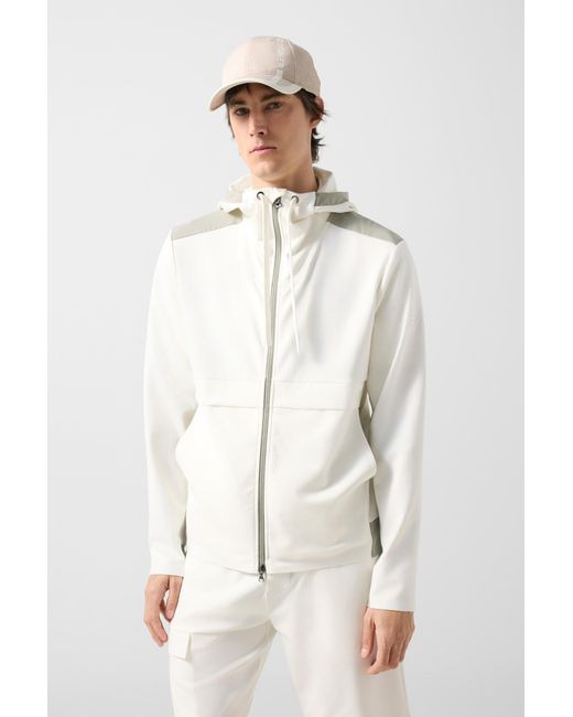 Bogner White Ernesto Jersey Jacket For for men