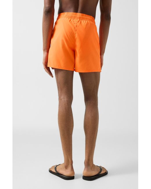 Bogner Fire + Ice Orange Nelson Swim Shorts for men