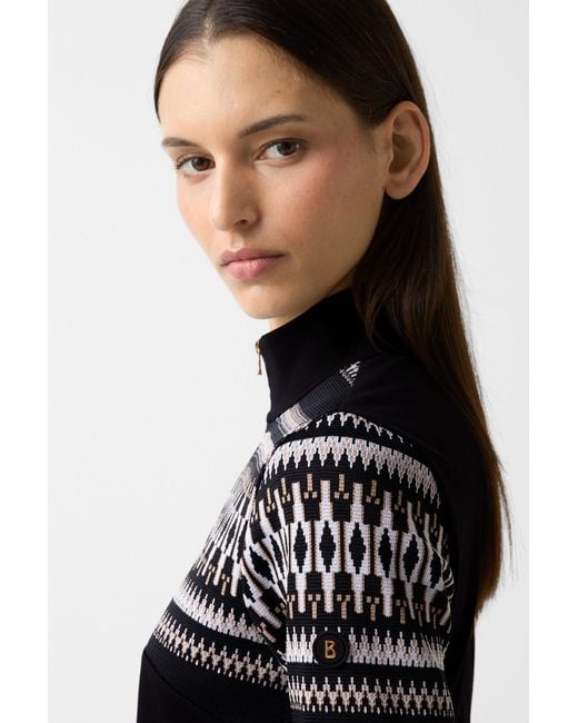Bogner Black Jacquard First Layer Jelissa