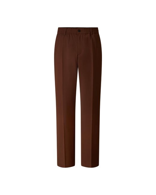Bogner Brown Marcus Virgin Wool Blend Trousers for men