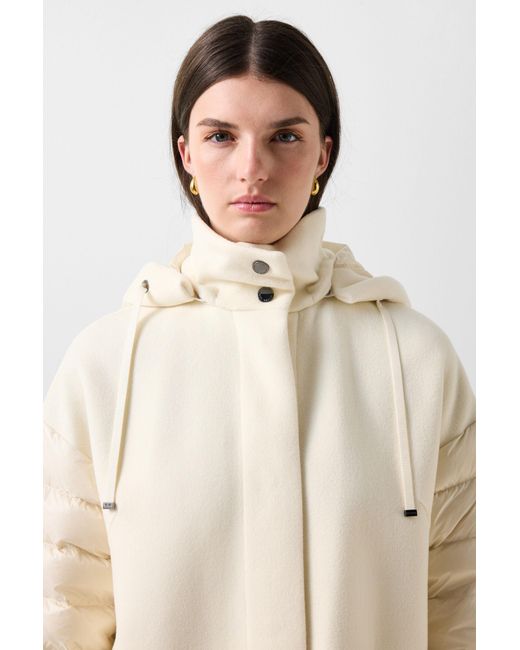 Bogner Natural Trisha Double-faced Down Coat