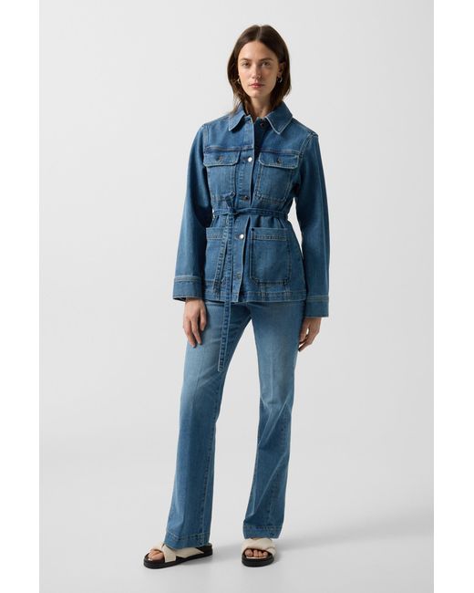 Bogner Blue Pelin Denim Jacket For