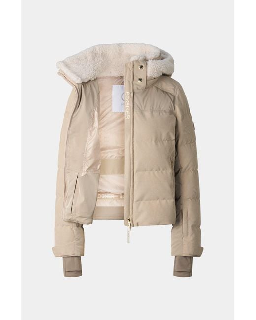 Bogner Natural Minu Cord Down Ski Jacket For