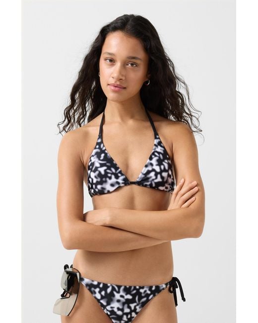 Bogner Fire + Ice White Gaby Triangle Bikini Top For