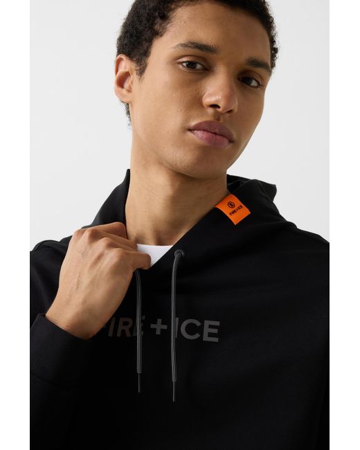 Bogner Fire + Ice Black Hoodie Cadell for men