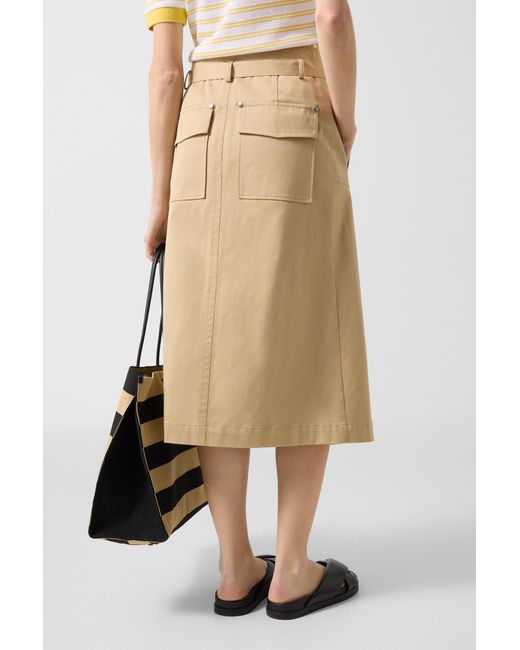 Bogner Natural Jocy Wrap Skirt