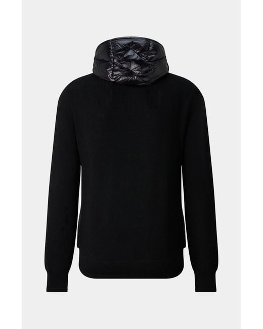 Bogner Black Zisco Hybrid Knit Jacket For for men