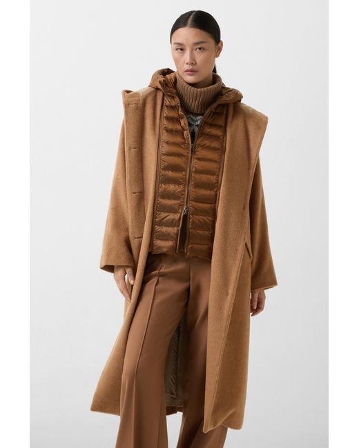 Bogner Brown Runa Wool Coat For