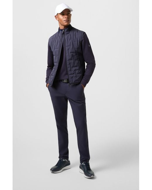 Bogner Blue Sweat Troyer Tomek for men