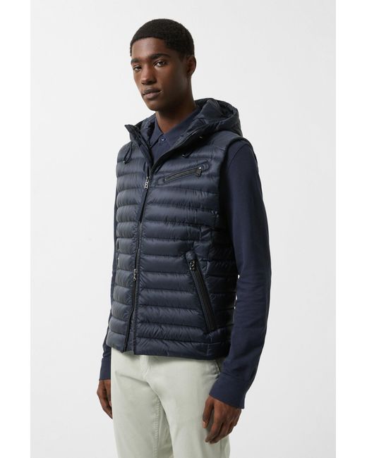 Bogner Blue Lonne Lightweight Down Gilet for men