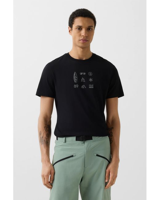 Bogner Fire + Ice Black T-shirt Matteo for men