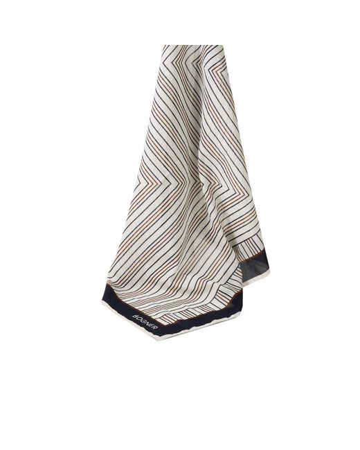 Bogner Gray Misuri Cotton Scarf For